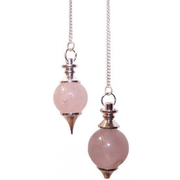 Pendulum Sphere Rose Quartz